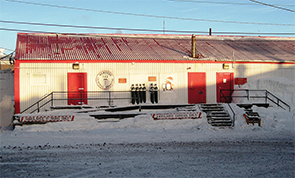 The hospital clinic at McMurdo Station.