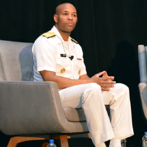 U.S. Surgeon General Jerome Adams, MD, MPH, address the audience at LAC.