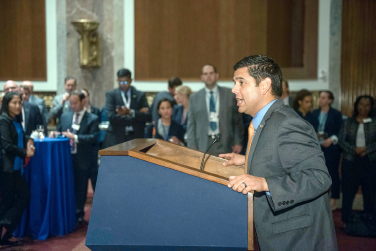 Emergency physician U.S. Rep Raul Ruiz, MD (D-CA), speaks to LAC attendees.